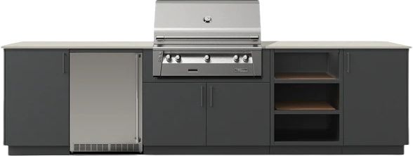 Urban Bonfire® Taïga 36 135" Anthracite Outdoor Kitchen-0