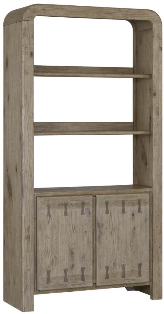 Bernards Pagosa Beige Bowtie Bookcase-0