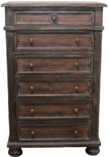 Million Dollar Rustic Barnwood Marla Brown Chest-0