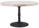 Nest Home Collections Sadie Antique Gray Round Counter Table with Iron Base-0