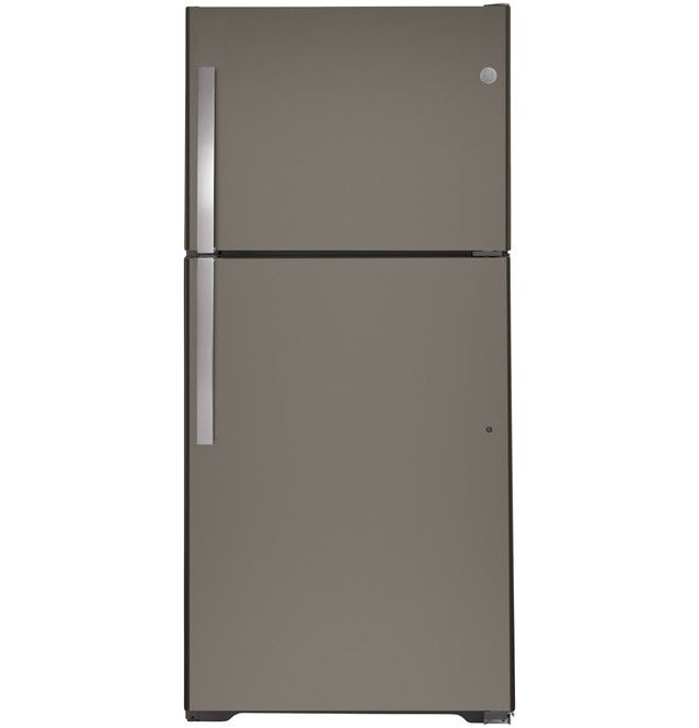 GE® 33" 21.9 Cu. Ft. Slate Top Freezer Refrigerator-0