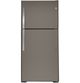 GE® 33" 21.9 Cu. Ft. Slate Top Freezer Refrigerator-0