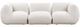 TOV Furniture Arezza Stone White 115" Modular Sofa-3