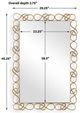 Uttermost® Twist It Antique Brass Mirror-4