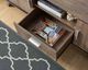 Brassex Inc. Walnut Oak 60'' TV Stand-2