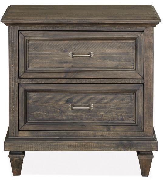 Magnussen Home® Calistoga Weathered Charcoal Drawer Nightstand-0