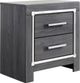 Signature Design by Ashley® Lodanna 6-Piece Gray Full Upholstered Panel Headboard Bedroom Set-5