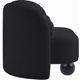 Meridian Furniture Daphne Black Chenille Fabric Accent Chair-2
