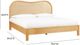 TOV Furniture Grappa Natural King Panel Bed-2