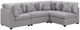 Coaster® Cambria 4-Piece Gray Modular Sectional-0