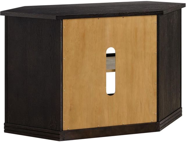 Martin Svensson Black Glass Door Corner TV Stand-2