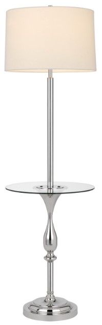Cal® Lighting & Accessories Sturgis Chrome Floor Lamp-1