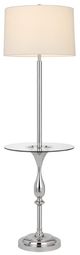 Cal® Lighting & Accessories Sturgis Chrome Floor Lamp-1