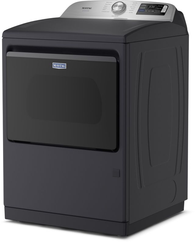 Maytag® 7.4 Cu. Ft. Midnight Steel Front Load Gas Dryer with Pet Pro Option-4