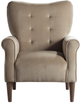 Mazin Furniture Kyrie Brown Upholstered Accent Chair-1