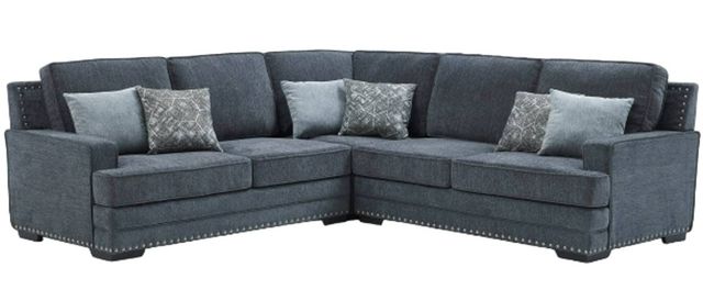 Milton Greens Stars 2-Piece Dark Gray L-Shape Sectionals-0