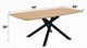 ACME Furniture Lawton Natural Dining Table with Black Base-2