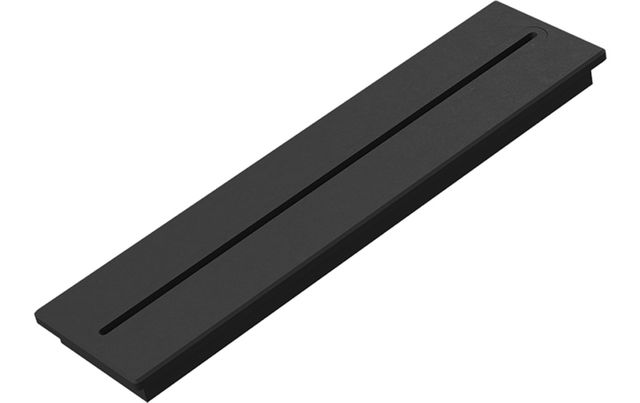 The Galley® Graphite Wood Composite Countertop Recessed Knife Block-0