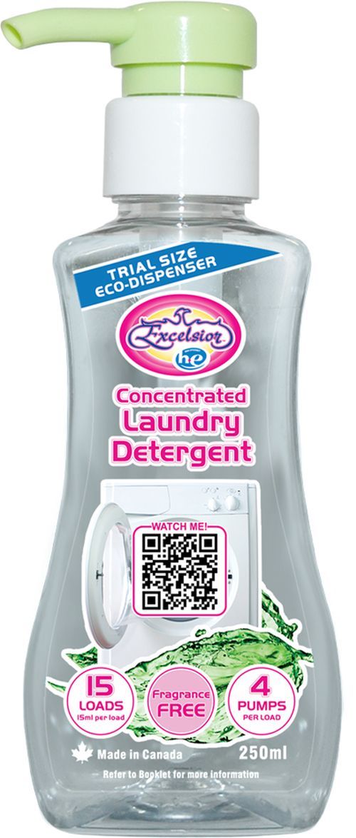 Excelsior® HE 250 ml Unscented Laundry Detergent-0