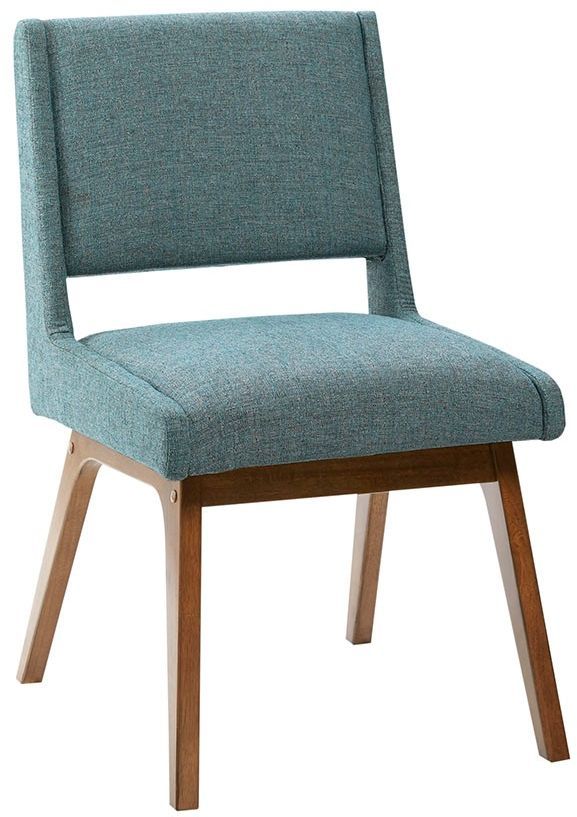 Olliix by INK+IVY Blue Set of 2 Boomerang Dining Chairs-0