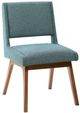 Olliix by INK+IVY Blue Set of 2 Boomerang Dining Chairs-0