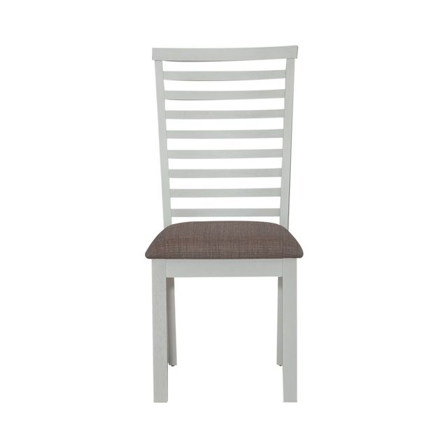 Liberty Furniture Brook Bay Gray/Textured White Ladder Back Side Chair-1