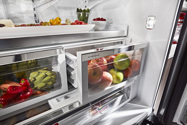KitchenAid® 26.8 Cu. Ft. Black Stainless Steel with PrintShield™ Finish French Door Refrigerator-2