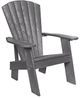 C R Plastics Original Slate Grey Adirondack Chair-0