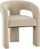 TOV Furniture Malone Taupe Chenille Dining Chair-0