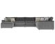 iAmerica Campton Greystone 6pc Modular Sectional-4