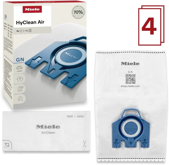 Miele Vacuum GN HyClean Air 4-Pack Vacuum Bags-1