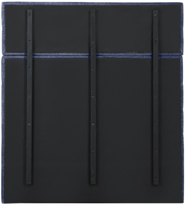 Meridian Furniture Adam Navy 71" Full Upholstered Panel Bed-3