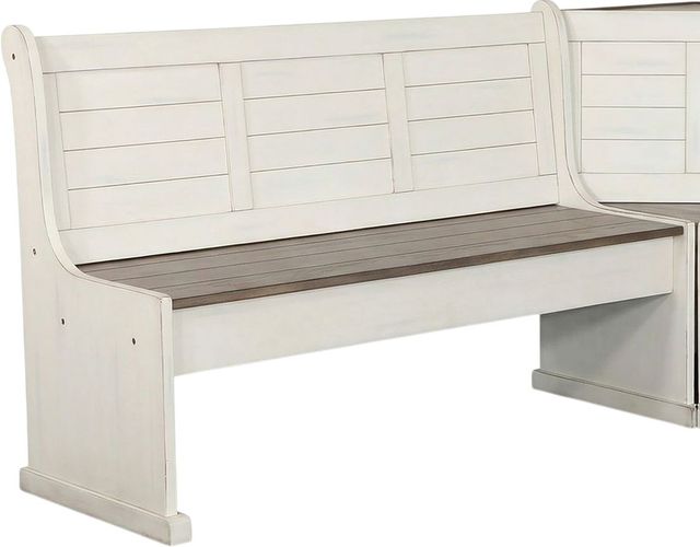 Sunny Designs™ Carriage House Buckskin/Marble White Breakfast Nook Long Bench-0