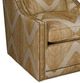 King Hickory Customizable Elsa Fabric Swivel Chair with Nailhead Trim-1