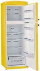 Unique® Appliances Classic Retro 24" 11 Cu. Ft. Canary Yellow Counter Depth Top Freezer Refrigerator-3