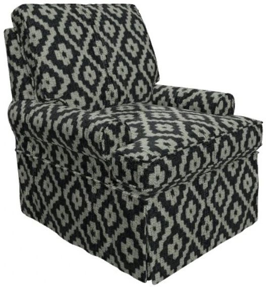 Craftmaster® Customizable Soft Haven Swivel Chair with Slipcover-1