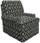 Craftmaster® Customizable Soft Haven Swivel Chair with Slipcover-1