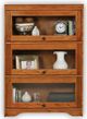 American Heartland Manufacturing Oak 46" Lawyer Bookcase-0