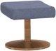 American Leather® Customizable Cumulus Fabric Ottoman-0