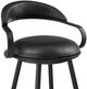 Armen Living Gardenia Vintage Black Bar Stool-5