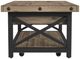 Flexsteel® Carpenter Light Brown Lift-Top Coffee Table with Black Base-2