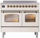 Ilve® Nostalgie II Series 40" Antique White Pro Style Induction Range-3