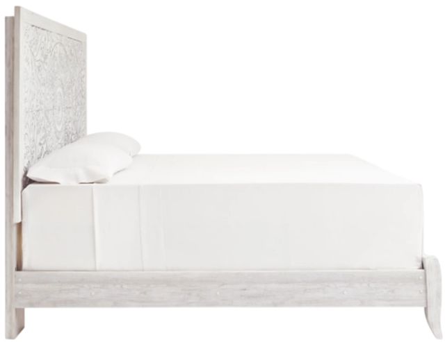 Signature Design by Ashley® Paxberry Whitewash King Panel Bed-2