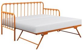Mazin Furniture Constance Orange Daybed With Trundle-1