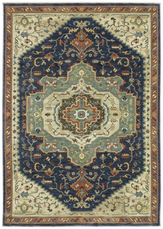 Oriental Weavers™ Francesca 5'x8' Style 11 Area Rug-0