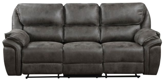 Homelegance® Proctor Gray Double Reclining Sofa-2