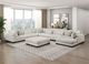 Homelegance® Tinley 7-Piece Beige Modular Sectional with Ottoman-1