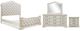 Millennium® by Ashley Arlendyne 4-Piece Antique White King Upholstered Bed-0