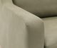 International Furniture Direct Natural Teca Olive Arm Chair-2