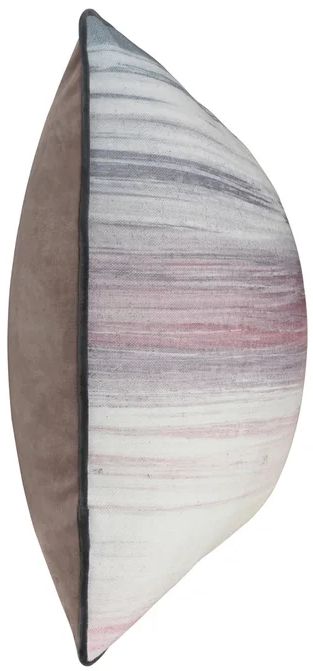 Stylecraft Norman Wyatt Home Gray/White Designer Throw Pillow-2